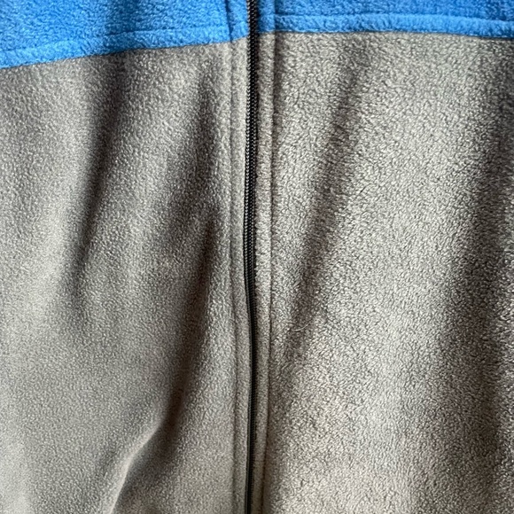 Men’s Columbia Full Zip Fleece Jacket Blue / Gray Size L - Picture 3 of 13